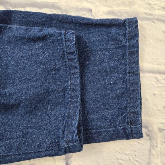 Vintage Cherokee Women's Jeans Pleated Tapered Front Yoke Dark Wash size 12 READ - Picture 14 of 15